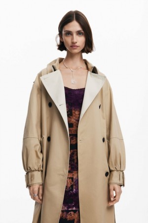 Abrigos Desigual Combined trench Mujer | 0568214-KU