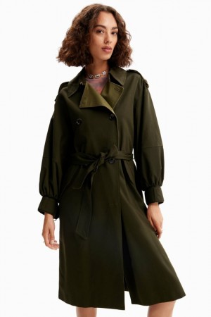 Abrigos Desigual Oversize belted trench Mujer | 8325906-YS