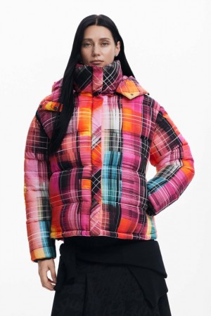 Abrigos Desigual Quilted check Mujer | 7013295-YC