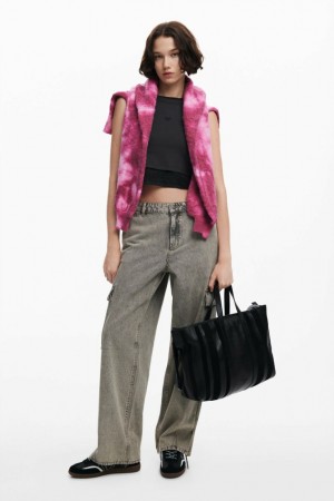 Bolsas Piel Desigual Leather shopper Mujer | 6402159-TV