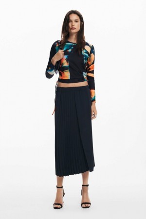 Camisa Manga Larga Desigual Floral Mujer | 3912486-JQ