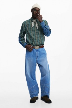 Camisas Desigual Combined checkered Hombre | 5736249-LQ