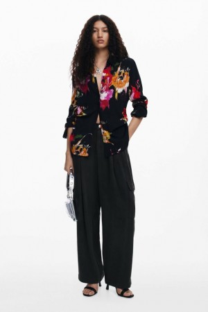 Camisas Desigual Floral print Mujer | 4190786-YT