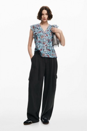 Camisas Desigual Floral print blouse Mujer | 2584309-CM