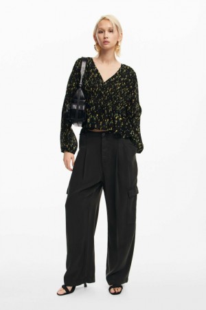 Camisas Desigual Floral print blouse Mujer | 4870312-XQ