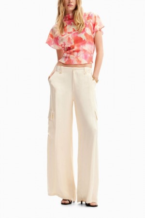 Camisas Desigual Floral textured blouse Mujer | 3290567-OT