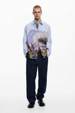 Camisas Desigual Landscape print Hombre | 7096241-SK
