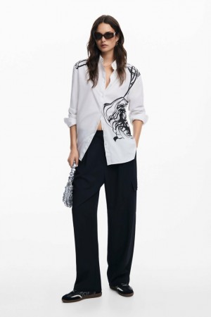 Camisas Desigual Oversized M. Christian Lacroix Mujer | 7391540-LU