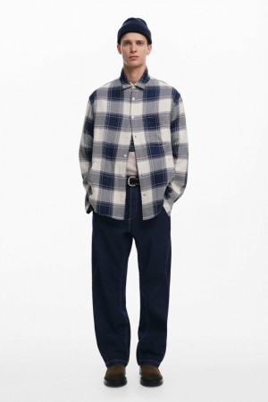 Camisas Desigual Plaid Hombre | 8204761-TQ