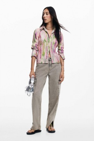 Camisas Desigual Watercolor gradient blouse Mujer | 3942816-FX