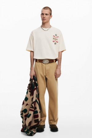 Camiseta Desigual Ethnic short-sleeve Hombre | 1894563-IQ