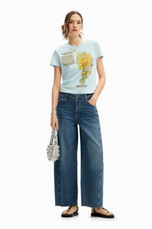 Camiseta Desigual Floral patch Mujer | 9432106-TB