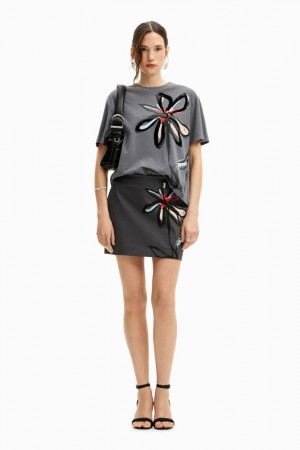 Camiseta Desigual Flower illustration Mujer | 6578341-LS