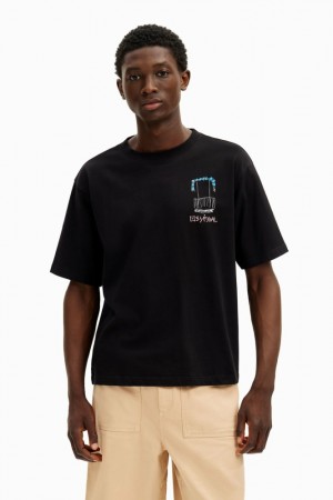 Camiseta Desigual Illustrated Hombre | 2148359-AJ