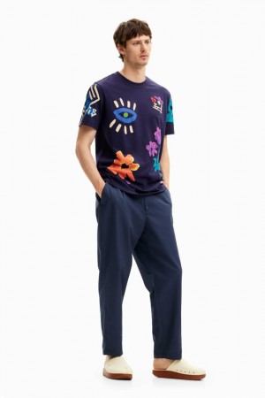Camiseta Desigual Illustrated Hombre | 4072156-EJ