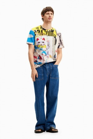 Camiseta Desigual Japan street Hombre | 3416270-XT