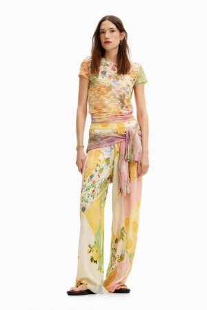 Camiseta Desigual Lacewith floral pattern Mujer | 4762180-UZ