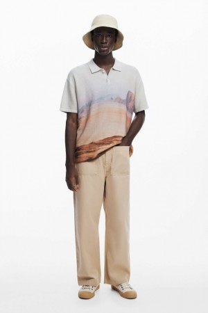 Camiseta Desigual Landscape Hombre | 7312840-TV