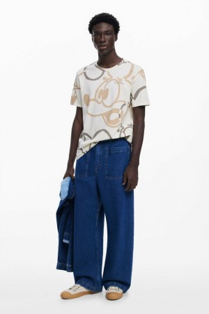 Camiseta Desigual Mickey Mouse Hombre | 7361480-IN