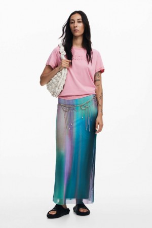 Camiseta Desigual Sparkling Mujer | 3284065-ZX