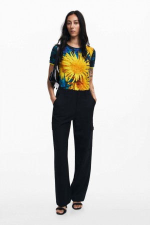 Camiseta Desigual Sunflower Mujer | 4702593-PI