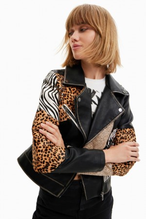 Chamarras Desigual Animal print biker Mujer | 5179604-HG