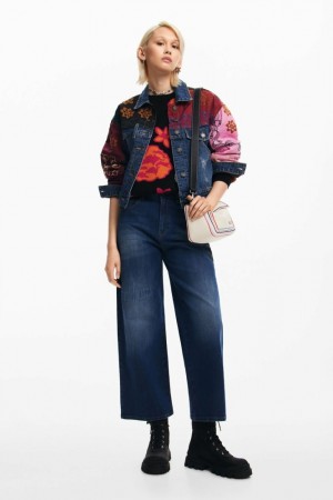 Chamarras Desigual Patchwork denim Mujer | 6452198-AT
