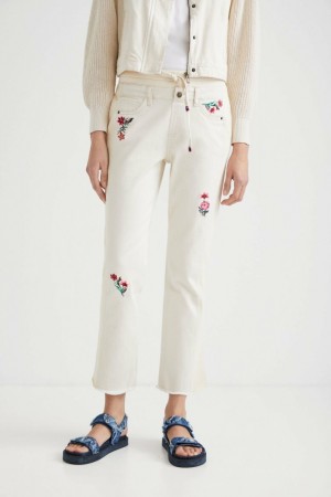 Jeans Desigual Floral jogger Mujer | 8231907-UH