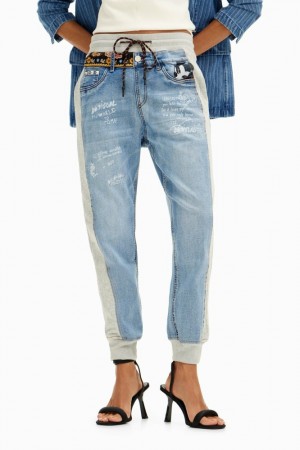 Jeans Desigual Mickey Mouse jogger Mujer | 0751943-VJ