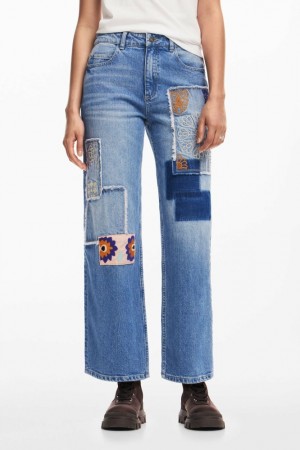 Jeans Desigual Patchwork Mujer | 4365178-UI