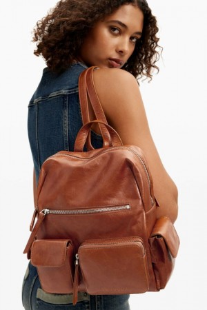Mochila Desigual Multi-pocket leather Mujer | 0426975-KE
