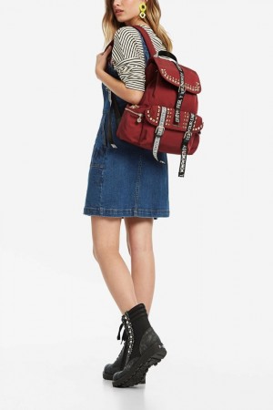 Mochila Desigual Stud with slogan straps Mujer | 7098253-JH