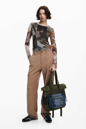 Mochila Desigual XL multiposition voyager Mujer | 0376258-FK