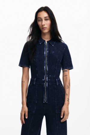 Mono Desigual Washed-effect denim Mujer | 7468209-KL
