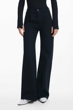 Pantalon Desigual Maitrepierre Wide Leg Jeans Mujer | 7614953-UC