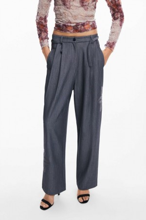 Pantalon Desigual Straight long Mujer | 2187459-LO