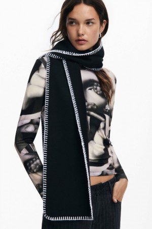 Ponchos Desigual Ponchos with scarf Mujer | 9765180-VP