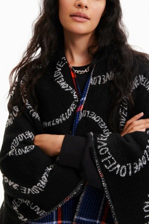 Ponchos Desigual Reversible plaid Mujer | 5297168-AP
