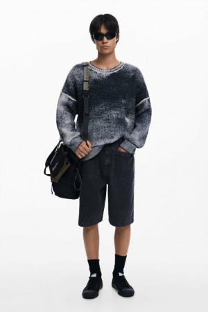 Sudaderas Desigual Distressed knit sweater Hombre | 1750894-LK