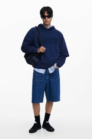 Sudaderas Desigual Double-sleeve Hombre | 4756291-AE