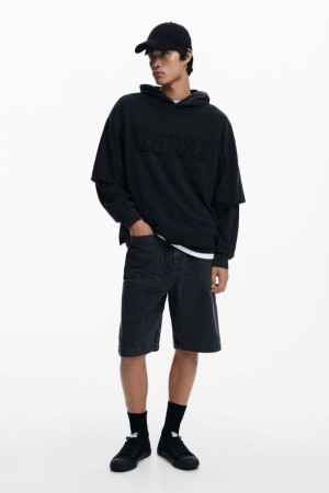 Sudaderas Desigual Double-sleeve Hombre | 7182059-IS