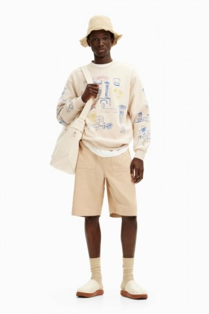 Sudaderas Desigual Illustration design Hombre | 4306815-UK