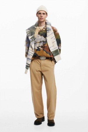 Sudaderas Desigual Landscape painting sweater Hombre | 0167342-JA
