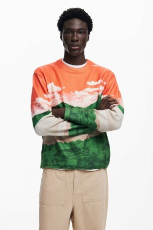 Sudaderas Desigual Landscape sweater Hombre | 4265987-KH