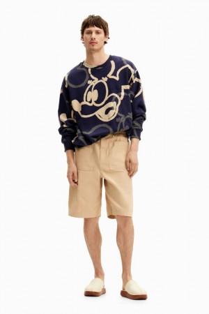 Sudaderas Desigual Mickey Hombre | 4305782-MO