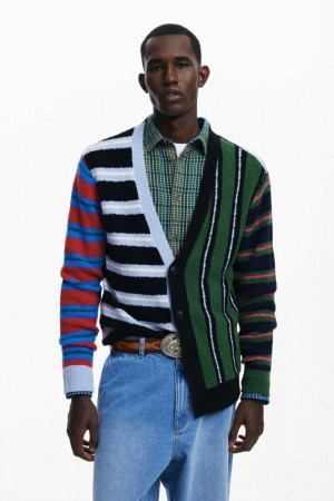 Sudaderas Desigual Striped knit cardigan Hombre | 5230691-GC