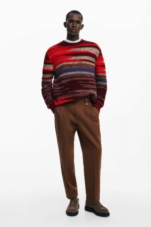 Sudaderas Desigual Thick striped sweater Hombre | 0875321-KS