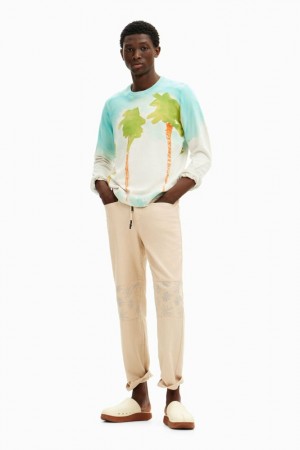 Sudaderas Desigual Watercolor knit sweater Hombre | 2439587-GJ