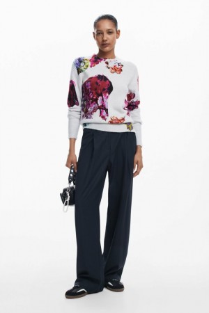 Suéteres Desigual Floral M. Christian Lacroix Mujer | 5216743-SU