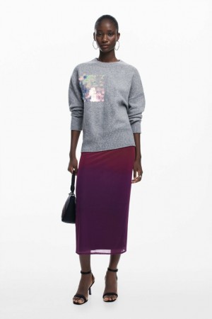 Suéteres Desigual Gray scale Mujer | 6543780-FI